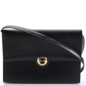 Louis Vuitton Black Epi Leather Friedland Pochette Bag